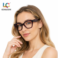 Gafas Ópticas de Acetato Grueso y Resistente, Montura Cuadrada, Bloqueo de Luz Azul para Trabajo con Pantallas Digitales