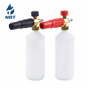 NBT 1L ugello regolabile cannone in schiuma di neve in rame generatore di schiuma per idropulitrice da 1/4 pollici per Karcher