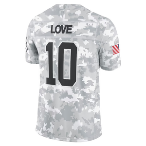 2024 servizio di saluto maglia mimetica artica limitata 10 Love 97 Bosa 15 # Mahomes 88 agnello 87 Kelce 23 McCAFFREY manica corta - Product Image 2