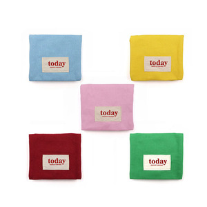 Bolsas de Lona de Color Personalizado, Bolsa de Embalaje para Toallas Sanitarias, Bolsa de Joyería de Algodón Reciclable, Bolsa de Regalo con Estampado Overlock - Product Image 5