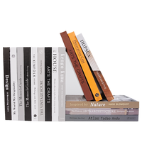 Best-seller OEM Livre de décoration personnalisé de luxe moderne et léger Livre de décoration couverture rigide page couleur