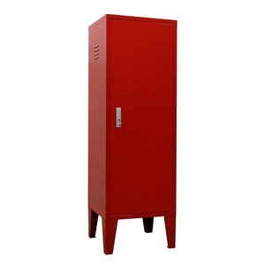 Armoire murale en acier à une porte avec serrure à clé, <span class=keywords><strong>casier</strong></span> H900*W380*D450MM, armoire de rangement en métal avec pieds - Product Image 2