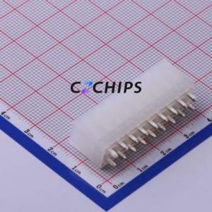 M4202V-2x9P Wire-to-Board Pin Header Through hole Component (THT),P=4.2mm Connector 2x9P 4.2mm Through Hole 18P - Product Image 2