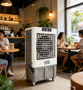 Ventilateur Rafraîchisseur d'Air Nouveau Design Premium pour Cafés Intérieurs et Extérieurs, Idéal pour Abaisser la Température - Product Image 1