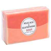 Savon éclaircissant et blanchissant à l'acide kojique MOOYAM OEM, savon pour le visage et le corps, savon artisanal au glutathion, 100g