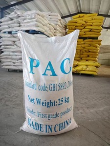 Cloruro de Polialuminio (PAC) en Polvo Amarillo para Tratamiento de Aguas Industriales, Cloruro de <span class=keywords><strong>Sodio</strong></span> en Polvo, Marca RUIJIA, 31% de Pureza, CAS 1327-41-9 - Product Image 1