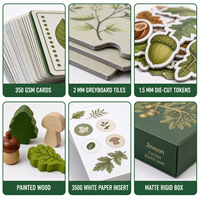 Jeu de société éducatif personnalisé sur la nature, jeu de cartes stratégiques à tuiles hexagonales pour l'éducation en classe