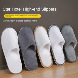 Pantuflas Desechables para Hotel, Gruesas, Antideslizantes, de Color Sólido, en Caja, para Hostales, Casas de Huéspedes, Salones de Belleza y Uso en Hostelería - Product Image 2