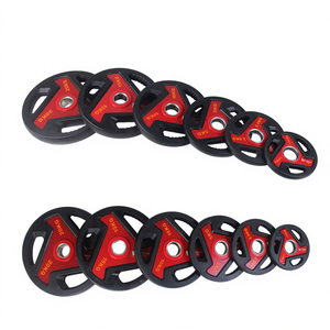 Plaques de musculation pour salle de sport à domicile Rising Fitness, nouveau design, plaques interchangeables en PU, diamètre 25/28/30 mm, <span class=keywords><strong>poids</strong></span> 1,5 kg-20 kg - Product Image 5