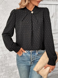 Nueva Blusa Elegante de Manga Larga para Mujer, Estilo Europeo Americano, Moda INS, Camisa Casual con Estilo - Product Image 6