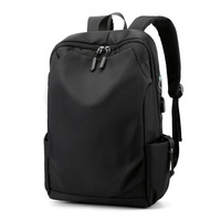 Sac à dos décontracté en nylon imperméable pour hommes, sac de voyage réglable de grande capacité, sac pour ordinateur portable