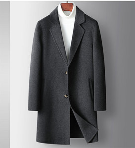 Abrigo <span class=keywords><strong>de</strong></span> Gabardina <span class=keywords><strong>de</strong></span> Lana <span class=keywords><strong>de</strong></span> Media Largura para Hombre, Otoño e Invierno 2025, Abrigo <span class=keywords><strong>de</strong></span> Terciopelo <span class=keywords><strong>de</strong></span> Doble Cara, Estilo Juvenil, Ligero y <span class=keywords><strong>de</strong></span> Lujo para Negocios - Product Image 6