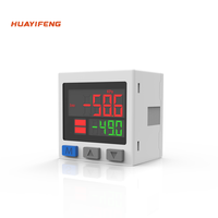 Sensor de presión de gas Huayifeng IP40 12-24VDC 500kpa PNP en peso ligero