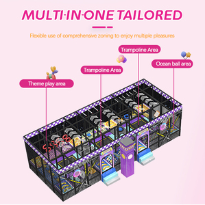 Couleur et forme personnalisées |   Composants de terrain de jeux intérieur pour centres commerciaux - Product Image 4