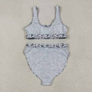 Trajes de Baño de 2 Piezas para Mujer, Estilo Playero, Camuflaje, Alta Calidad, Precio de Fábrica, Disponibles al por Mayor - Product Image 5