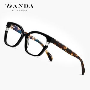 แว่นตา Danda รุ่น F22105 ทรงสี่เหลี่ยม เลนส์กรองแสงสีฟ้า แบบไม่มีค่าสายตา กรอบเต็ม สำหรับทุกเพศ - Product Image 1