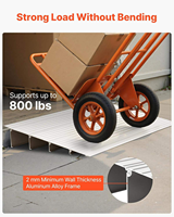 Rampe de seuil Simplywalk 500 kg Longueur 0,6 m Surface antidérapante Rampe extérieure Partenaire stratégique pour les rampes d'accès EN12182