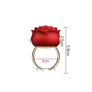 Вибратор с розовым пальцем и кольцами, 10 режимов - Product Image 6