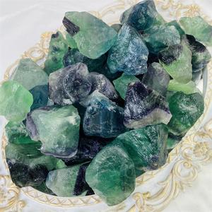 Tinh Thần Tự Nhiên Cầu Vồng Fluorite Đá Thô Chip Sụt Giảm Reiki Màu Tím Màu Xanh Lá Cây Tinh Thể Nguyên Đá Khoáng Chất Cho Thiền - Product Image 1