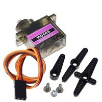 Micro-moteur servo MG90S à engrenages métalliques, servo-analogique RC, 180 360 pour mini-voiture, avion, hélicoptère, robot