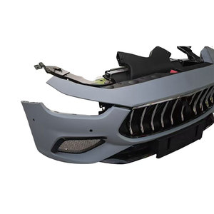 Kit de Parachoques Delantero de Estilo Deportivo de Ajuste Directo para <span class=keywords><strong>Maserati</strong></span> Ghibli 2016, Kit de Carrocería con Parachoques y Parrilla Completamente Ensamblados - Product Image 3