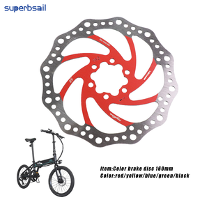 Superbsail高品质160毫米制动盘，用于公路自行车制动转子垫，带6个螺钉更换附件 - Product Image 2