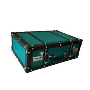 <span class=keywords><strong>Valigia</strong></span> <span class=keywords><strong>Vintage</strong></span> in Pelle Fatta a Mano, Stile Retrò, Baule Classico, Baule da Viaggio - Product Image 3