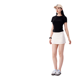 Rok Tenis Lipit |   Rok Mini Preppy dengan Celana Pendek, Gaya Seragam Sekolah Atletik yang Elastis - Product Image 3
