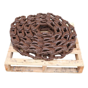 Cadena de acero para excavadora pequeña, paso 72, lista para enviar, reemplaza directamente la cadena de goma, varios accesorios para excavadora compatibles - Product Image 1