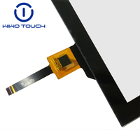 Kaca Layar Sentuh 10 Inci GT9271 AF Anti-Sidik Jari ≥85% Transmisi Cahaya untuk Monitor Industri