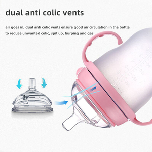 <span class=keywords><strong>Tétine</strong></span> en silicone de qualité alimentaire à col large de 7 cm pour <span class=keywords><strong>biberon</strong></span>, anti-colique, pour l'alimentation des nourrissons - Product Image 3