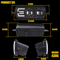 100W 10000lm phare led, brouillard conduite lumière antibrouillard clignotant feux de croisement feux de voiture pour Lada 4x4 urbain Niva 1995 - 2019