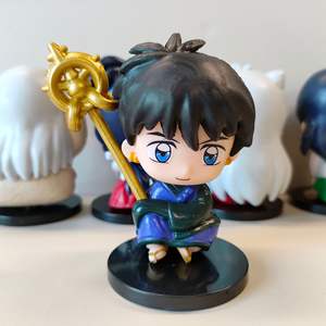 6 unids/set 7CM versión Q <span class=keywords><strong>Inuyasha</strong></span> Sesshoumaru Kagome modelo de dibujos animados japoneses juguete Anime PVC figura muñeca - Product Image 4