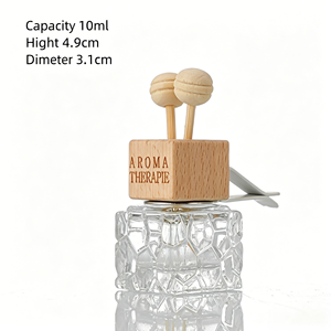 6ml 8ml 10ml Glass Dropper Sealed Screen Printed Various <strong>Car</strong> Pendant Hanging Accessories Empty Perfume Bottle - Product Image 3
