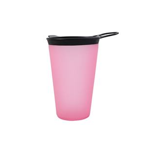 Gobelet en silicone portable résistant aux hautes températures 200/250 ml sans BPA, pliable, pour les sports de plein air, gobelet à eau souple - Product Image 1