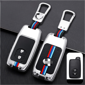 Coque de protection de clé à distance de voiture en alliage de Zinc de silicone pour Toyota deux couleurs choisissent le support de protection de clé de voiture - Product Image 4