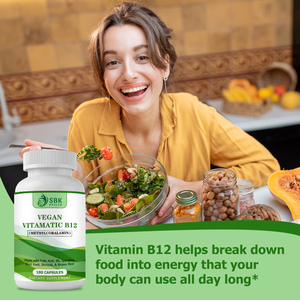 Cápsulas Veganas de Vitamina B12 Directas de Fábrica, Apoyo al Metabolismo Energético, Favorece la Producción de Energía, Claridad Mental, Cápsulas para el Estrés - Product Image 6