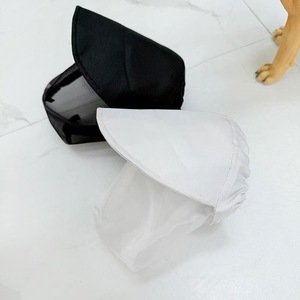 Masque facial pour chien, protection contre les insectes et les moustiques, couvre-tête pour animaux de compagnie, blanc, SMLXL, polyester, lutte antiparasitaire - Product Image 4