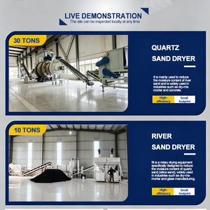 Dryer <strong>Machines</strong> for Silica Sand <strong>Drying</strong> Process With Hot Air Circulation and Reinforced Gear Drive CE ISO Tool - Product Image 5