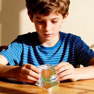 激安セール 教育用感覚玩具 3D迷路キューブ パズル 3D転がるボール迷路キューブ パズルおもちゃ 子供向け - Product Image 3