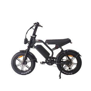 Vélo électrique à pneus larges JUNFU S20 Pro avec contrôleur intelligent 7 vitesses, batterie au lithium, moteur à moyeu arrière, fourche à suspension, 500W, aluminium - Product Image 4