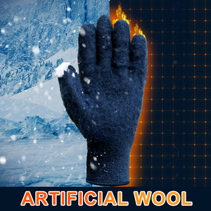 XINGYU Guantes Cálidos Recubiertos de Látex para Invierno, Cálidos Guantes de Seguridad Térmicos Digitales Cómodos, Guantes de Trabajo Fríos con Logo - Product Image 4
