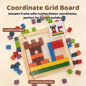 Bloques de Construcción de Madera Coloridos, Cubos para Contar, Reconocimiento de Colores, Clasificación, Apilamiento, Rompecabezas, Juguetes Educativos Tempranos para Niños de 4 a 6 Años - Product Image 4