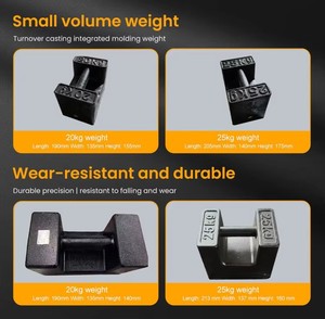 أوزان معايرة قياسية من الحديد الزهر للأوزان من 5 كجم إلى 500 كجم، تصنيع حسب الطلب مع شاشة LCD أو LED - Product Image 6