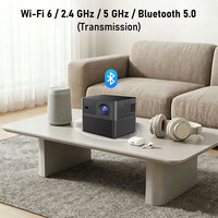 Projecteur intelligent Android Y3Max avec 2 microphones sans fil 60W, projecteur portable pour cinéma maison KTV, vente en gros OEM ODM