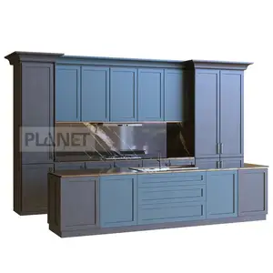 Laci penyimpanan kabinet dapur linear kabinet dapur mbf kabinet dapur mewah modern Prancis membeli kabinet dapur dengan hutch