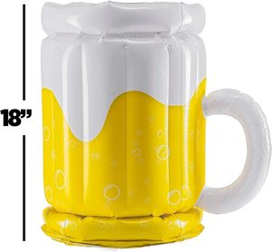 Vaso Enfriador de Cerveza Inflable de 17.5 Pulgadas, Enfriador Flotante para Cerveza, Cubo de Hielo Portátil para Exteriores, Enfriador de Cerveza para Fiestas en la Playa y la <span class=keywords><strong>Piscina</strong></span> - Product Image 6