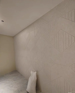 EN 13501 B1 Panneau acoustique moderne en polyester | Conception rainurée | Modèle 3D | Utilisation d'hôtel | <span class=keywords><strong>Absorbeur</strong></span> <span class=keywords><strong>de</strong></span> son écologique <span class=keywords><strong>de</strong></span> qualité E1 - Product Image 4