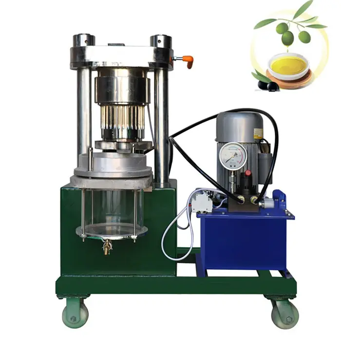 Otomatik küçük hidrolik yağı basın zeytin/avokado otomatik yağ baskı makinesi