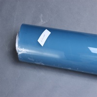 Film souple en PVC super transparent en rouleaux, film protecteur antistatique transparent en PVC, autocollant en rouleau pour nappe